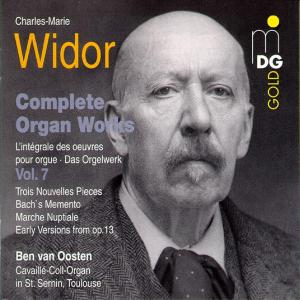 Widor / Complete Organ Works - Ben Van Oosten - Musik - MDG GOLD - 0760623051925 - 17. juni 1998