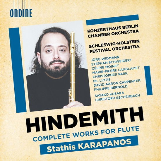 Cover for Stathis Karapanos · Paul Hindemith: Complete Works for Flute (CD) (2024)