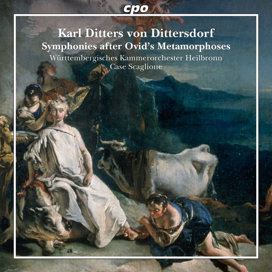 Cover for Württembergisches Kammerorchester Heilbronn · Carl Ditters von Dittersdorf: Symphonien nach Ovids Metamorphosen (CD) (2024)