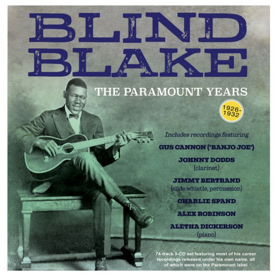 The Paramount Years 1926-32 - Blind Blake - Musiikki - ACROBAT - 0824046912925 - perjantai 3. maaliskuuta 2023