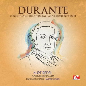 Cover for Durante · Concerto 1 Strings &amp; Harpsichord F Min-Durante (CD) (2016)