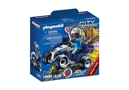 Cover for Playmobil · Playmobil - Police Quad (71092) (Spielzeug)