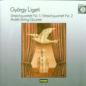 Cover for Arditti String Quartet · Ligeti: String Quartets Nos.1 &amp; 2 (CD) (1988)