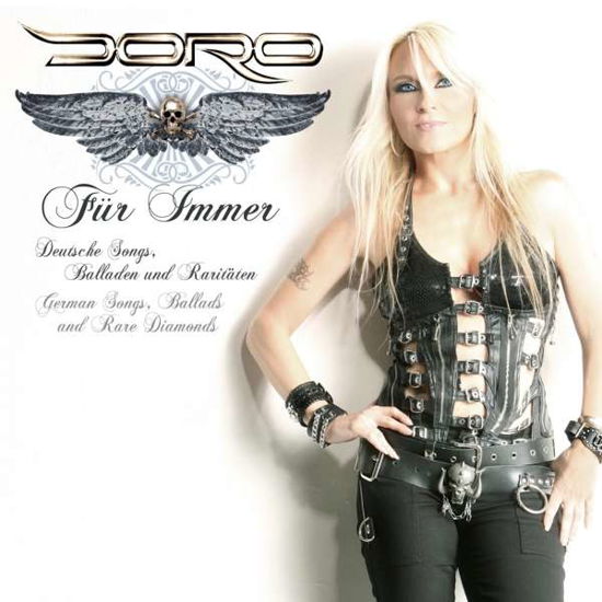 Cover for Doro · Fur Immer (Black / White Marbled Vinyl) (LP) [Limited edition] (2022)