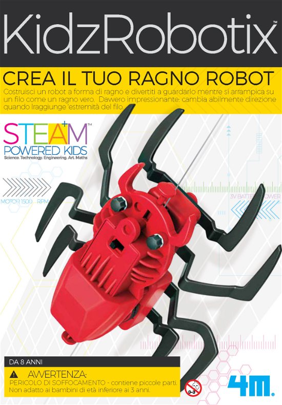 Cover for 4m · 4M: Kidzrobotix - Create Your Own Robot Spider (Leketøy)