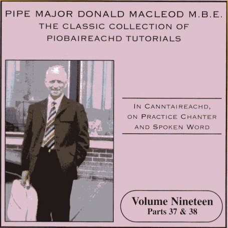 Cover for Donald Macleod · Piobaireachd Tutorial 19 (CD) (2011)