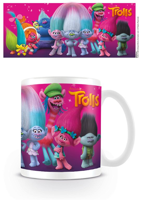 Trolls (Characters) 11oz/315ml White Mug - Mokken - Merchandise - PYRAMID INTERNATIONAL - 5050574240925 - 30. januar 2024