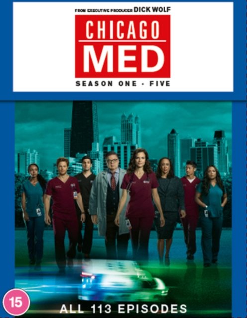 Cover for Chicago med S15 DVD · Chicago Med Seasons 1 to 5 (DVD) (2020)