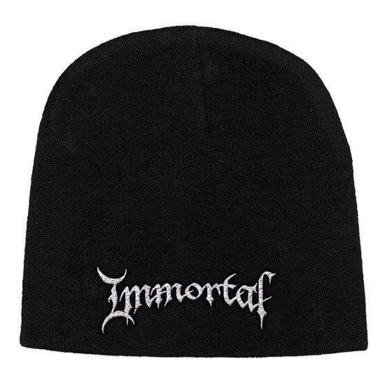 Cover for Immortal · Immortal Unisex Beanie Hat: Logo (TØJ) [Black - Unisex edition] (2019)