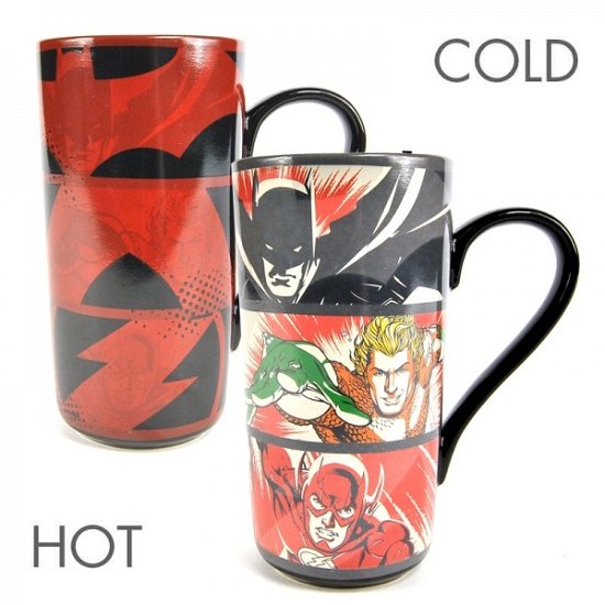 Justice League - Heat Change Mug - Justice League - Merchandise - HALF MOON BAY - 5055453452925 - 