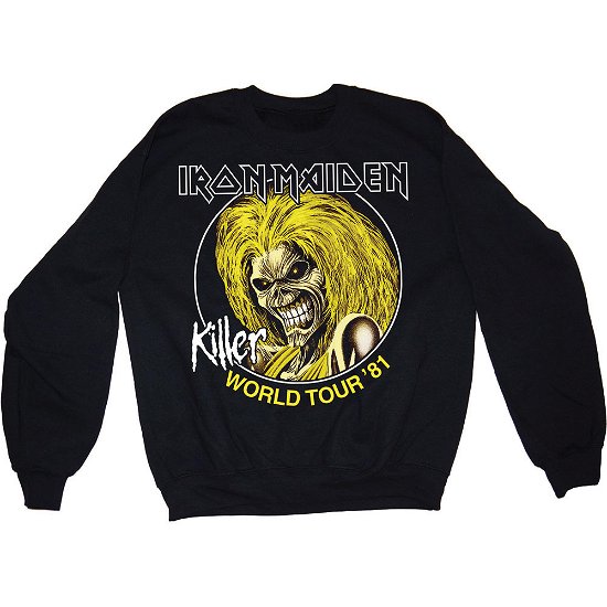 Cover for Iron Maiden · Iron Maiden Unisex Sweatshirt: Killers 81 (CLOTHES) [size S] [Black - Unisex edition]