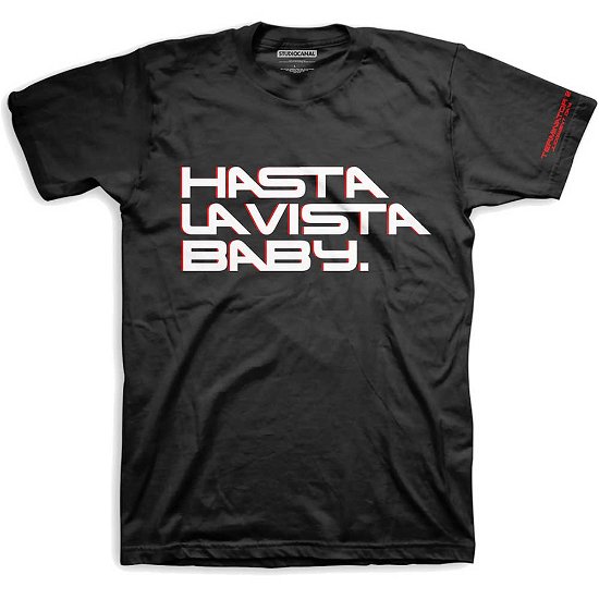 Studiocanal: Hasta La Vista Baby (T-Shirt Unisex Tg. S) - StudioCanal - Merchandise - Bravado - 5056170617925 - 