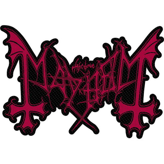 Mayhem Woven Patch: Logo Cut Out (Standard) - Mayhem - Koopwaar - Razamataz - 5056365718925 - 9 december 2022