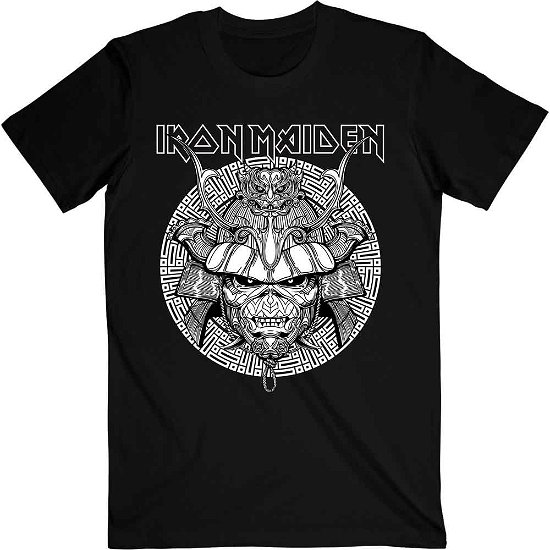 Iron Maiden Unisex T-Shirt: Senjutsu Samurai Graphic White - Iron Maiden - Merchandise -  - 5056368689925 - 