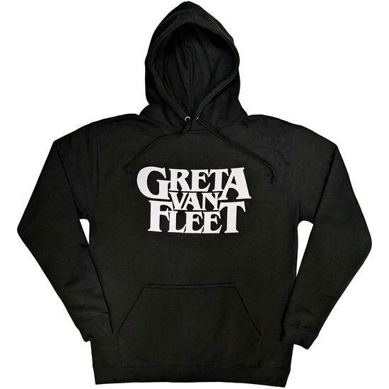 Cover for Greta Van Fleet · Greta Van Fleet Unisex Pullover Hoodie: Logo (Black) (Hoodie) [size S] (2023)