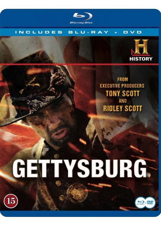 Cover for History Channel · Gettysburg (Blu-ray/DVD) [Blu-Ray+DVD edition] (2008)