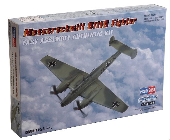 Cover for Hobby Boss · 1/72 Messerschmitt Bf110 Fighter (Toys)