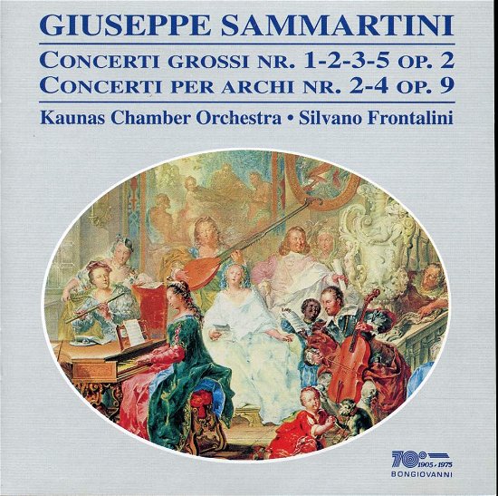 Cover for Sammartini / Frontalini / Kaunas Chamber Orchestra · Concerti Grossi Op 2 / Concerti Grossi Op 9 (CD) (1996)