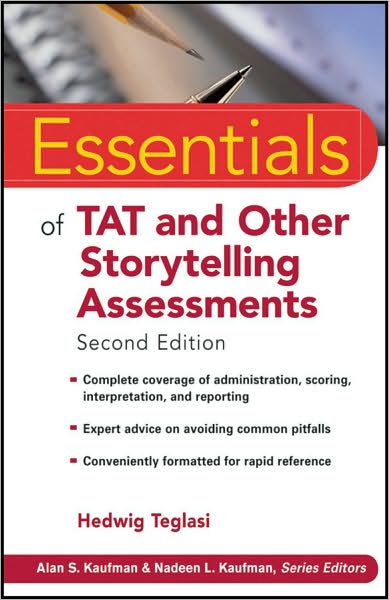 Cover for Teglasi, Hedwig (Department of Counseling and Personnel Services, University of Maryland, College Park) · Essentials of TAT and Other Storytelling Assessments - Essentials of Psychological Assessment (Taschenbuch) (2010)