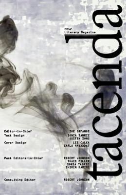 Cover for Zoe Orfanos · Tacenda Literary Magazine (Pocketbok) (2012)