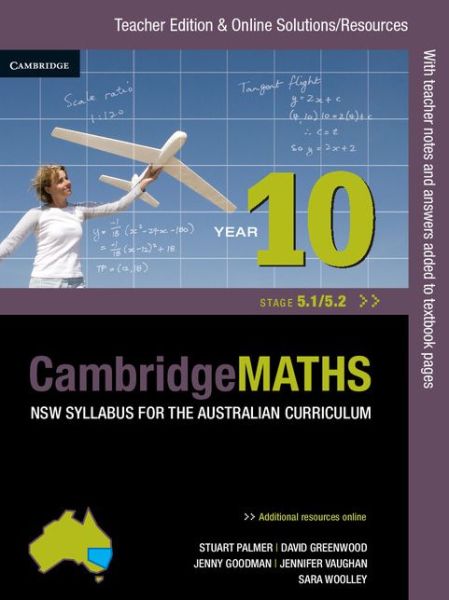 Cover for Jenny Goodman · Cambridge Mathematics NSW Syllabus for the Australian Curriculum Year 10 5.1 and 5.2 Teacher Edition (Paperback Book) [Teacher's edition] (2014)