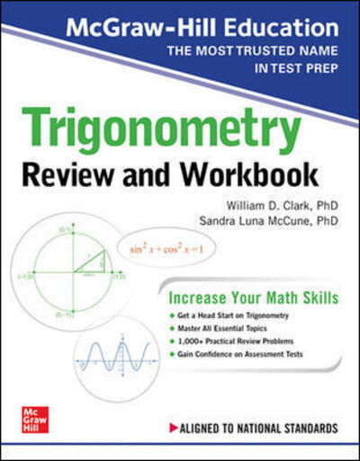 Cover for William Clark · McGraw-Hill Education Trigonometry Review and Workbook (Taschenbuch) [Ed edition] (2019)