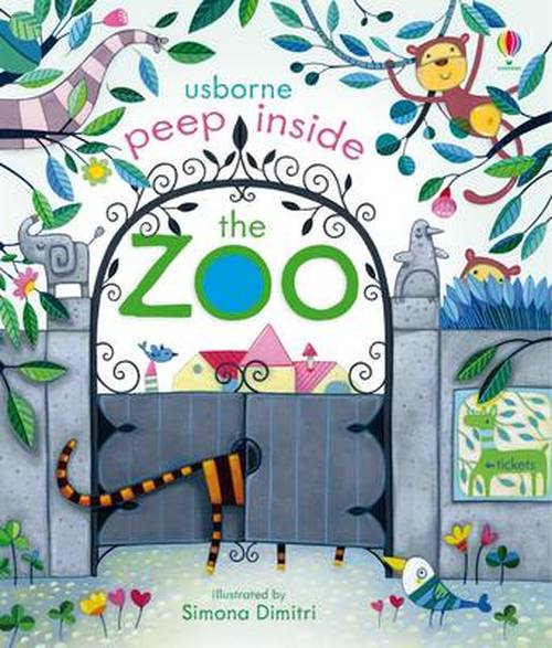 Cover for Anna Milbourne · Peep Inside the Zoo - Peep Inside (Board book) (2013)