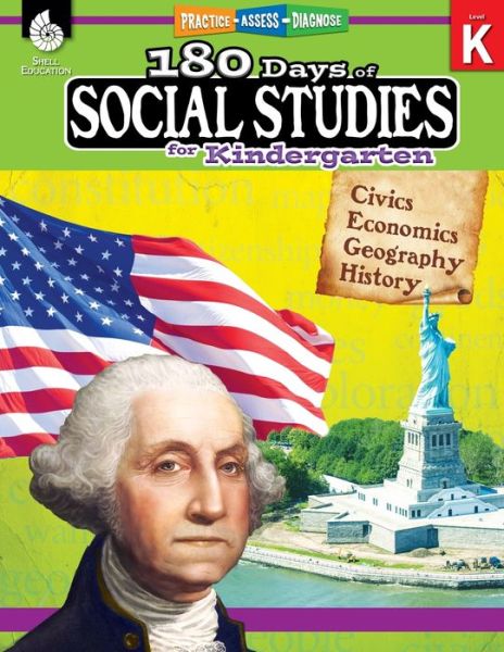 Cover for Kathy Flynn · 180 Days™: Social Studies for Kindergarten: Practice, Assess, Diagnose - 180 Days of Practice (Paperback Book) (2018)