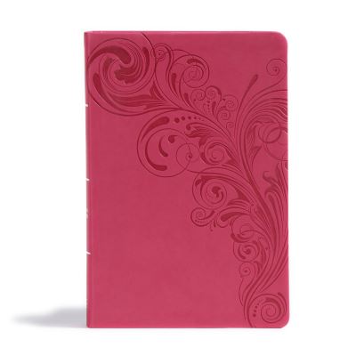 Cover for CSB Bibles by Holman CSB Bibles by Holman · CSB Giant Print Reference Bible, Pink LeatherTouch, Indexed (Leather Book) (2017)