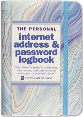 Cover for Inc Peter Pauper Press · Internet Log Bk Blue Agate (Bog) (2019)