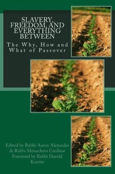 Cover for Menachem Creditor · Slavery, Freedom, and Everything Between: the Why, How and What of Passover (Paperback Book) (2013)