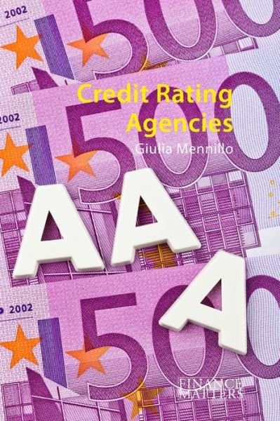 Cover for Dr Giulia Mennillo · Credit Rating Agencies - Finance Matters (Hardcover Book) (2022)
