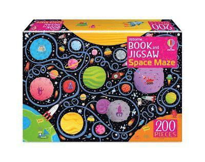 Book and Jigsaw Space Maze - Usborne Book and Jigsaw - Sam Smith - Kirjat - Usborne Publishing Ltd - 9781801310925 - torstai 17. maaliskuuta 2022