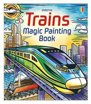 Cover for Sam Baer · Trains Magic Painting Book - Magic Painting Books (Taschenbuch) (2025)