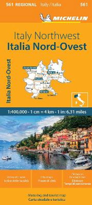 Cover for Michelin · Italy Northwest - Michelin Regional Map 561: Map (Map) (2024)