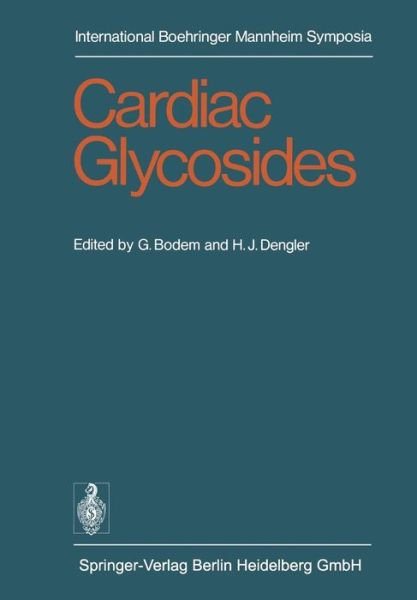 Cover for G Bodem · Cardiac Glycosides - International Boehringer Mannheim Symposia (Paperback Book) (1978)