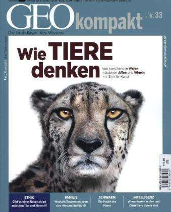 Cover for Gruner + Jahr Geo-Mairs · GEO kompakt Wie Tiere denken (Paperback Book) (2013)