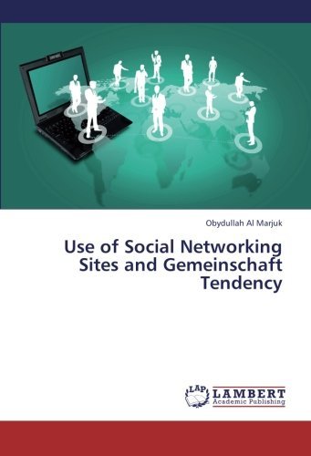 Cover for Obydullah Al Marjuk · Use of Social Networking Sites and Gemeinschaft Tendency (Taschenbuch) (2013)