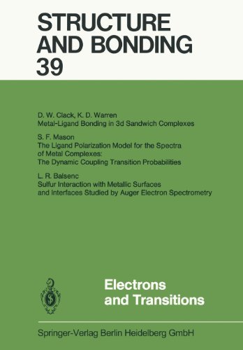 Cover for Xue Duan · Electrons and Transitions - Structure and Bonding (Pocketbok) [Softcover reprint of the original 1st ed. 1980 edition] (2013)