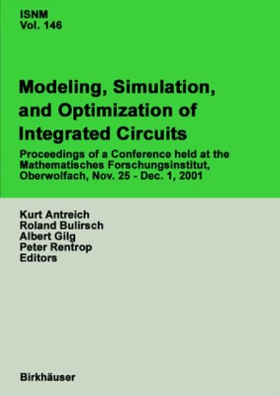 Cover for Modeling, Simulation and Optimization of Integrated Circuits (Hardcover Book) (2004)