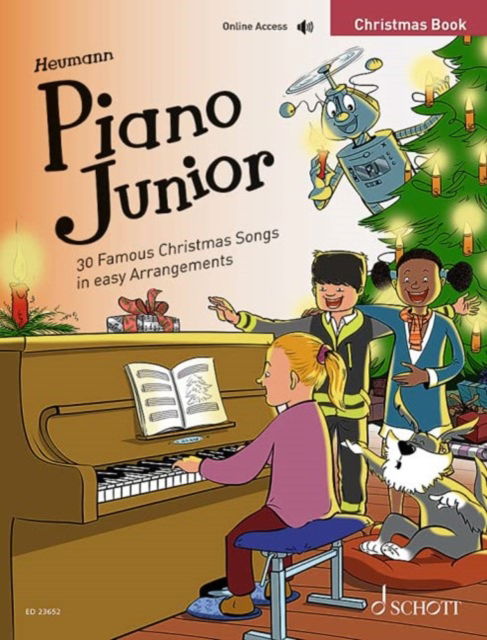 Cover for Hans-Gunter Heumann · Piano Junior Christmas Book: 30 Famous Christmas Songs - Piano Junior - English Edition (Sheet music) (2022)