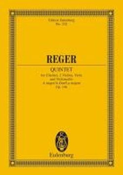 Cover for Max Reger · Quintet a Major Op 146 (Taschenbuch) (1981)