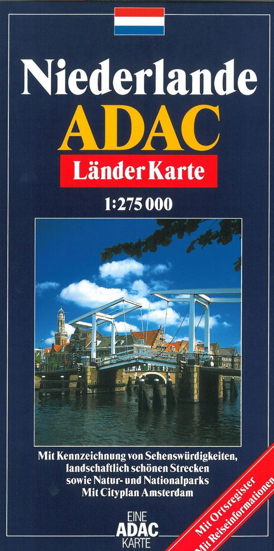 Cover for ADAC Verlag · ADAC LänderKarte: Niederlande (Hardcover Book) (2005)