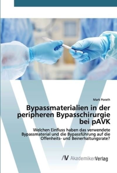 Cover for Porath · Bypassmaterialien in der periphe (Book) (2019)