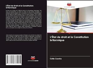 Cover for Csonka · L'État de droit et la Constituti (Bok)