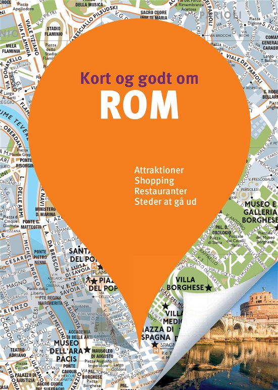 Cover for Mélani Le Bris m.fl. · Politikens Kort og godt om¤Politikens rejsebøger: Kort og godt om Rom (Sewn Spine Book) [8th edition] (2018)