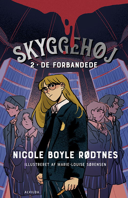Cover for Nicole Boyle Rødtnes · Skyggehøj: Skyggehøj 2: De forbandede (Bound Book) [1.º edición] (2024)
