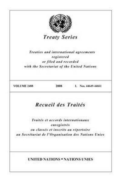 Cover for United Nations · Treaty Series 2488 (Paperback Book) (2015)