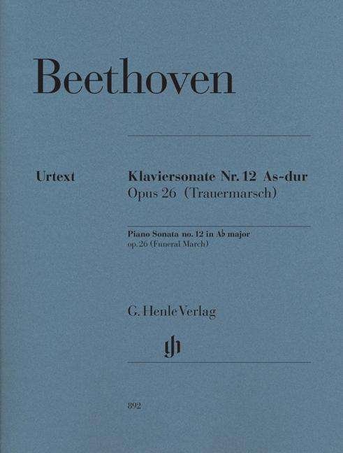 Cover for Beethoven · Klavierson.op.26 As,Kl.HN892 (Bog)