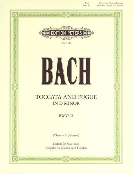 Cover for Bach · Toccata &amp; Fugue in D minor BWV 565 (Partituren) (2001)